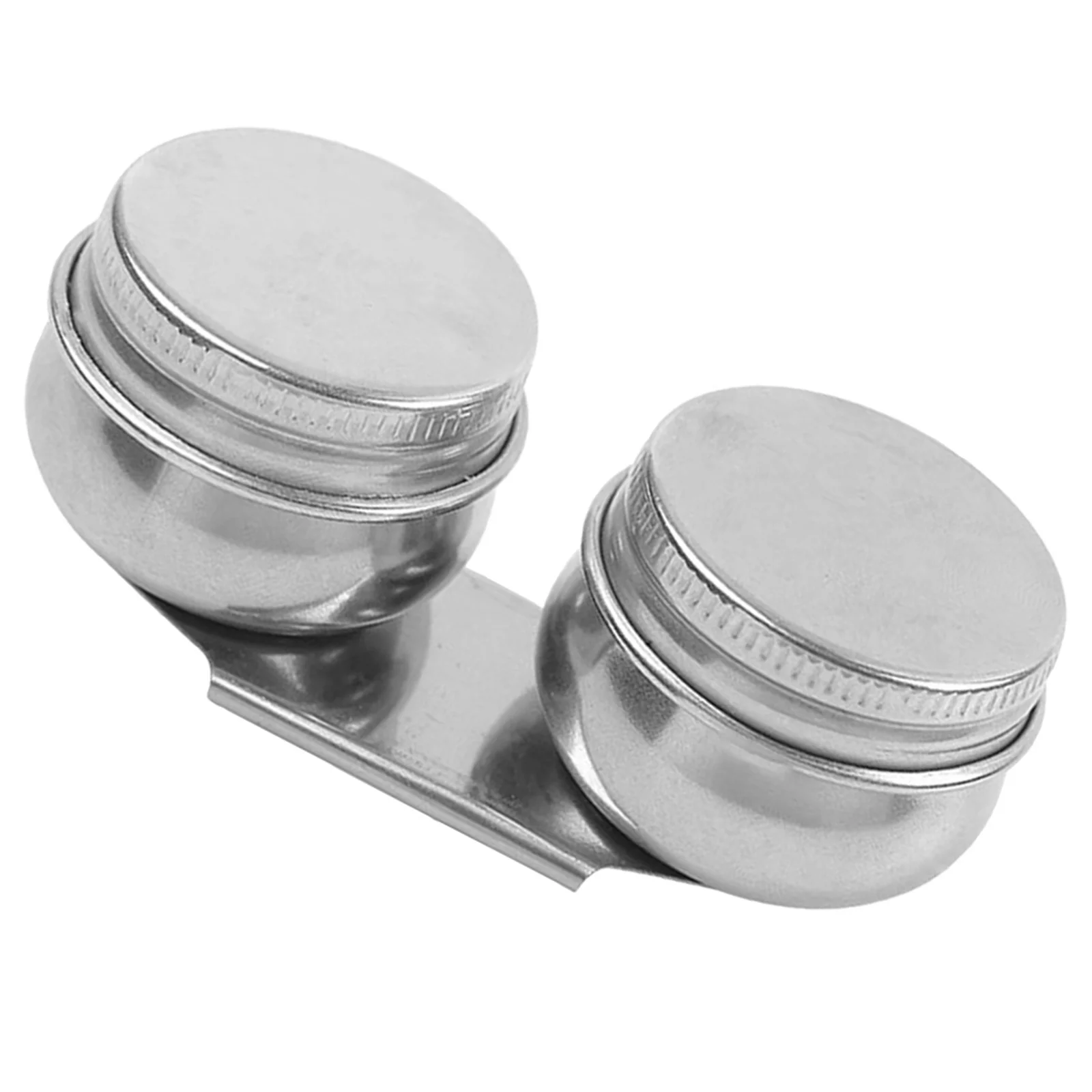

Double Oil Palette Cup Stainless Steel Wide Mouth Leak Proof Portable Painting Container for Artists Students Color Mixing and