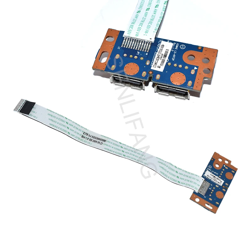 Well Tested USB BOARD WITH CABLE LS-4972P NBX0000EH00 For TOSHIBA L500 L505