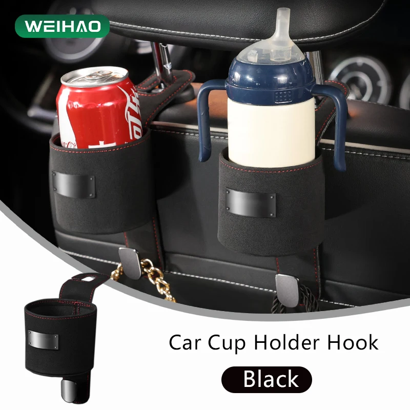 

Multifunctional Car Cup Holder Hook Car Rear Seat Cup Holder Hanging Beverage Storage Car Interior Water Bottle Storage Rack