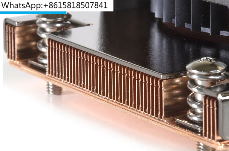 1U2011 2066 Rectangle CPUitx Violent Fan Ultra-thin Temperature Plate Server Radiator R25