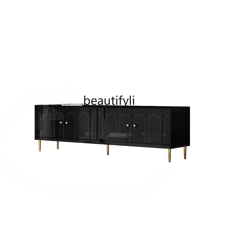 

Light Luxury Living Room TV Cabinet Modern Minimalist Large and Small Household Bedroom Bed Front Cabinet TV Stand Locker