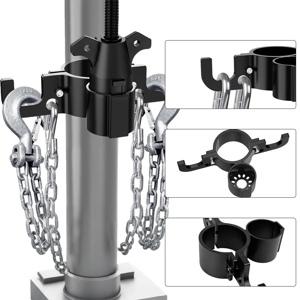 Rv Towing Chain Organizer 7 Way Trailer Plug Chain Holder Rv Camper Towing Accessories Keeps 7-Way Plug and Chains Organized