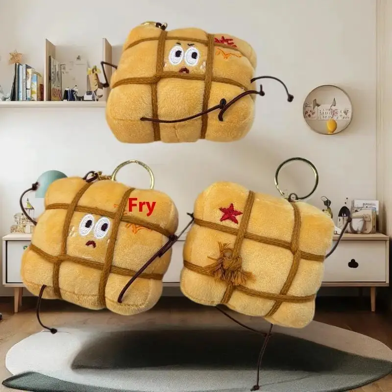 デュオぬいぐるみミニチュアダイナマイトパックおもちゃキーリング、素晴らしいバッグやバックパックの装飾、素晴らしいクリスマスギフトのアイデア