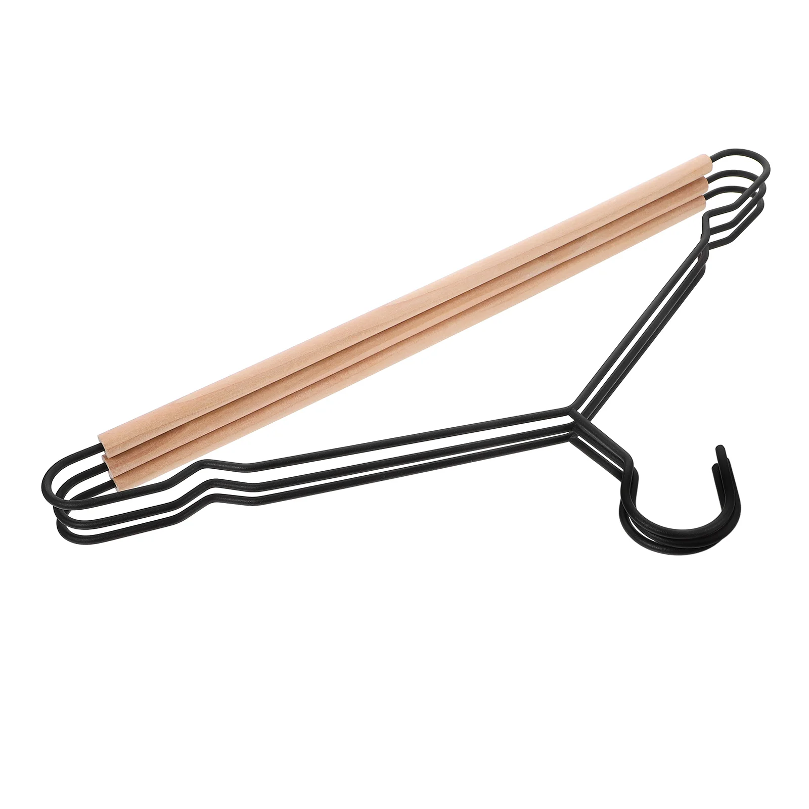

3 Pcs Stylish Embroidery Stand Fabric Presentation Hanger Craft Organizer Metal And Wooden Sewing Accessories For Home