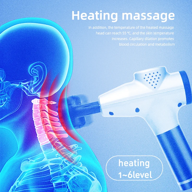 Professional HLAM006 Fascia Gun Original Factory Massager for Body Muscle Relief and Pain Reduction
