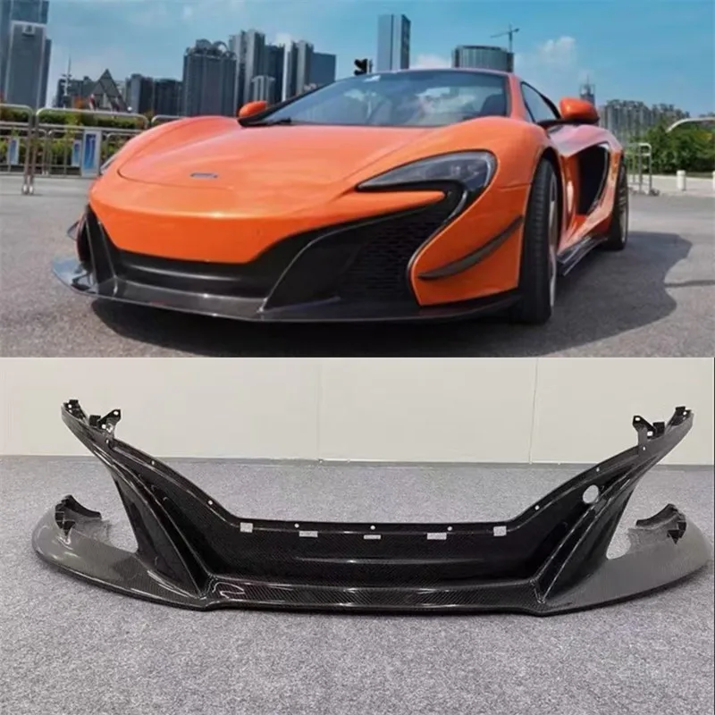 

Для McLaren 12C 650S: Накладка на передний бампер из настоящего карбона, нижний сплиттер, обвес