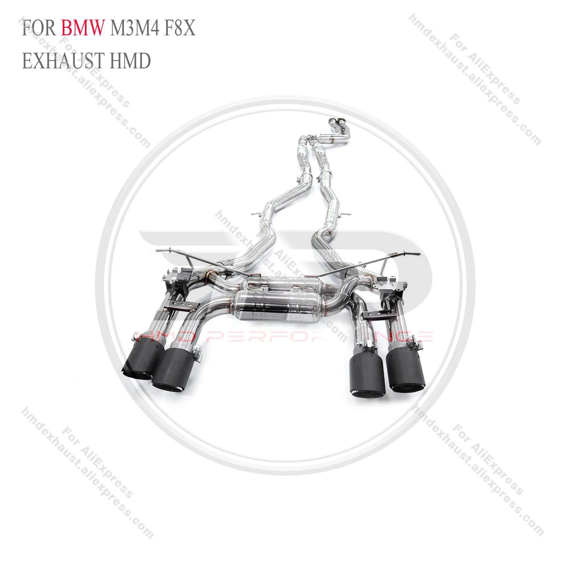 

HMD Exhaust System Stainless Steel Performance Catback for BMW M3M4 F8X Muffler With Valve