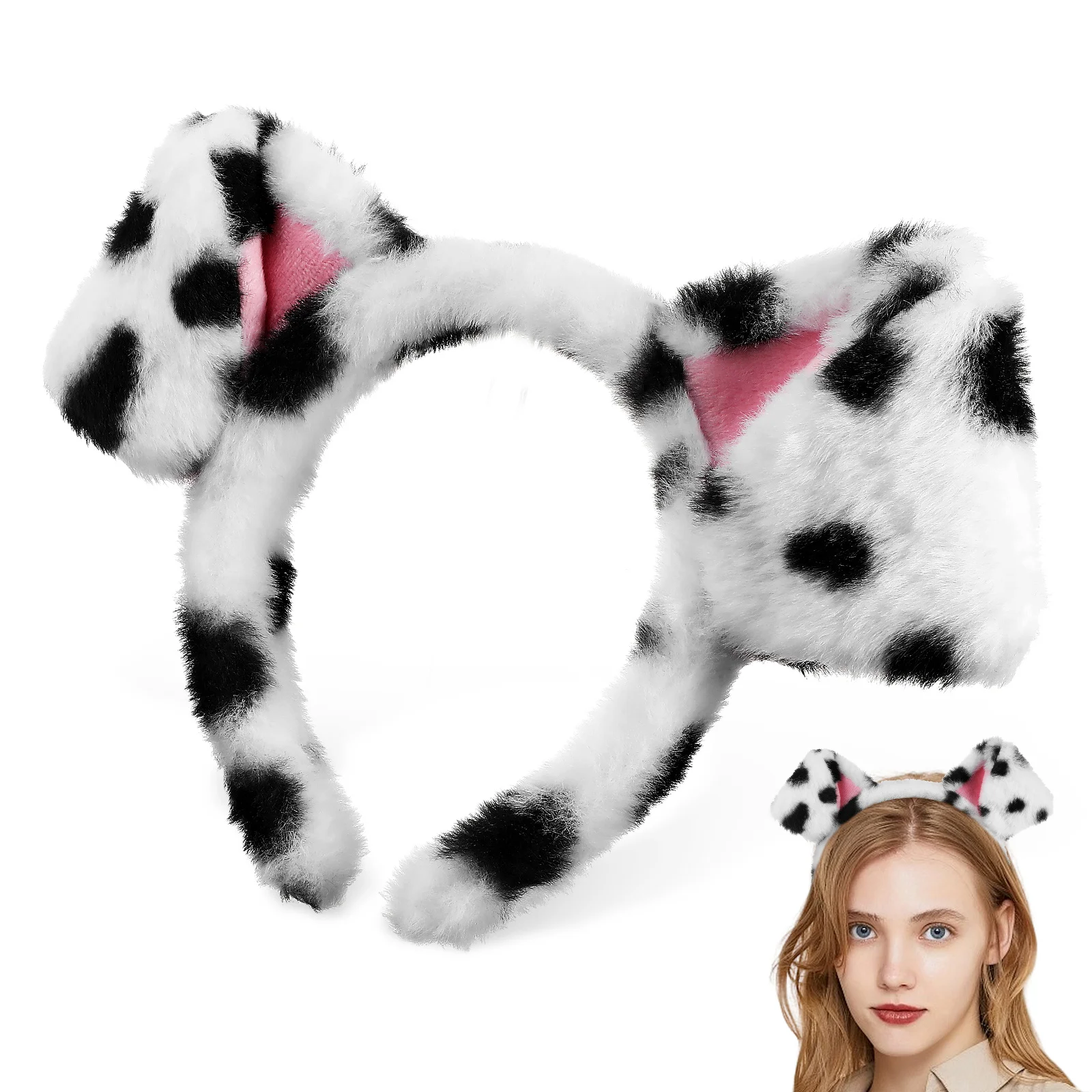 Dalmatische kinderen hoofdbanden oor schattig kostuum haarband make-up stof decoraties kind Photo Booth rekwisieten volwassen