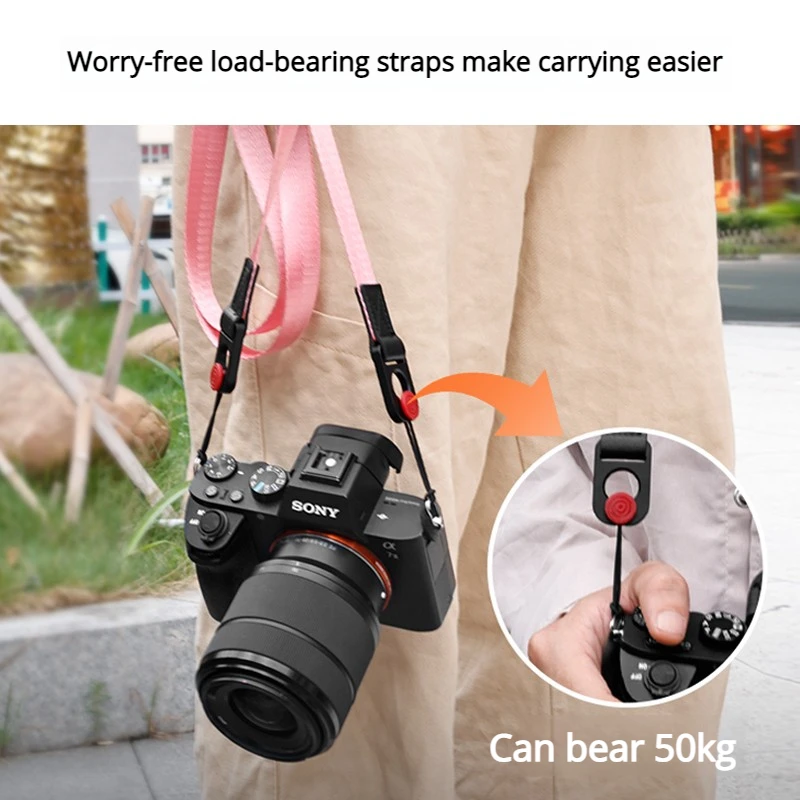 

Camera Quick Release Shoulder Strap for Mirrorless Cameras - Fujifilm Canon R100 Z30 Z9 XT50 Quick Mount Backpack Straps