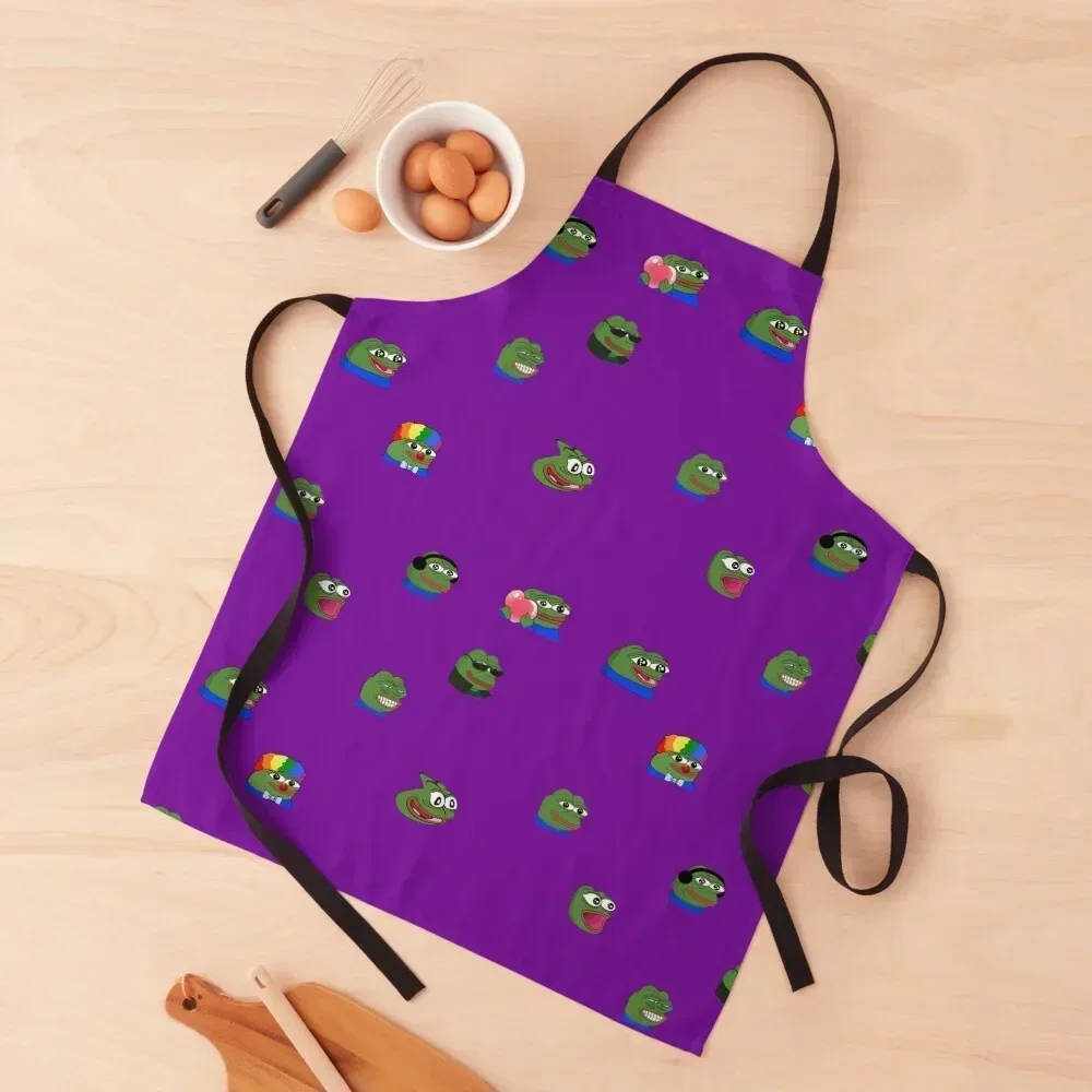 

PeepoEmote Apron household woman chefs Waterproof For Woman Apron