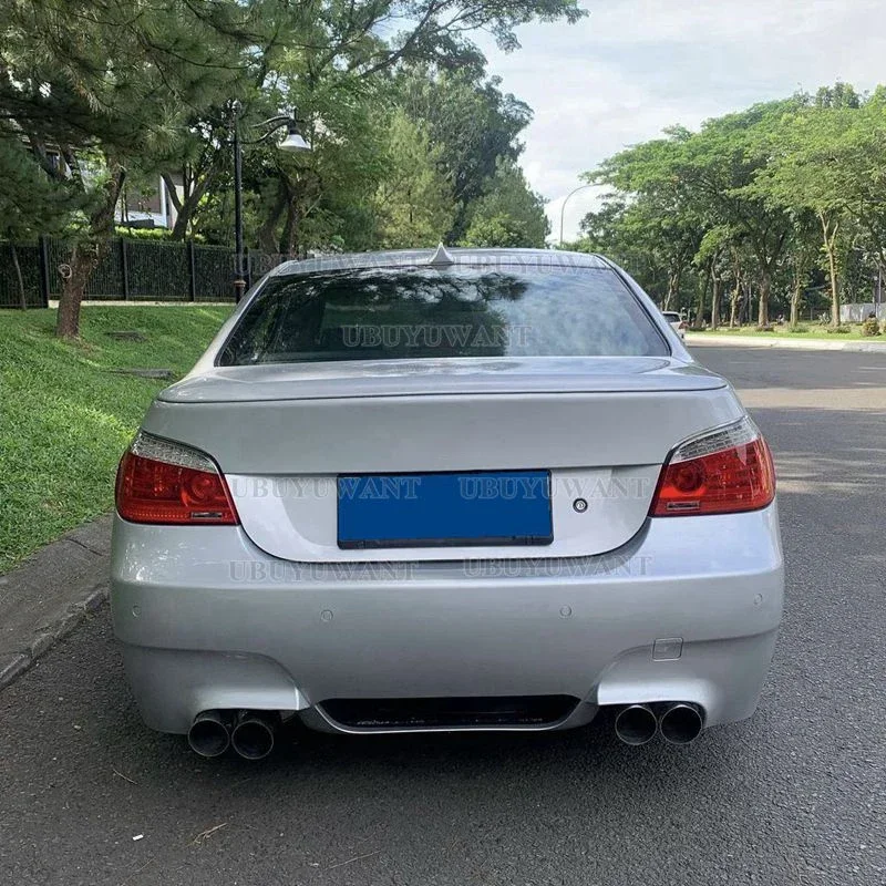 For BMW E60 ROOF Spoiler ABS Material Car Rear Wing Primer Color Rear Spoiler For BMW E60 520i 528i 535i 530i 525i Spoiler