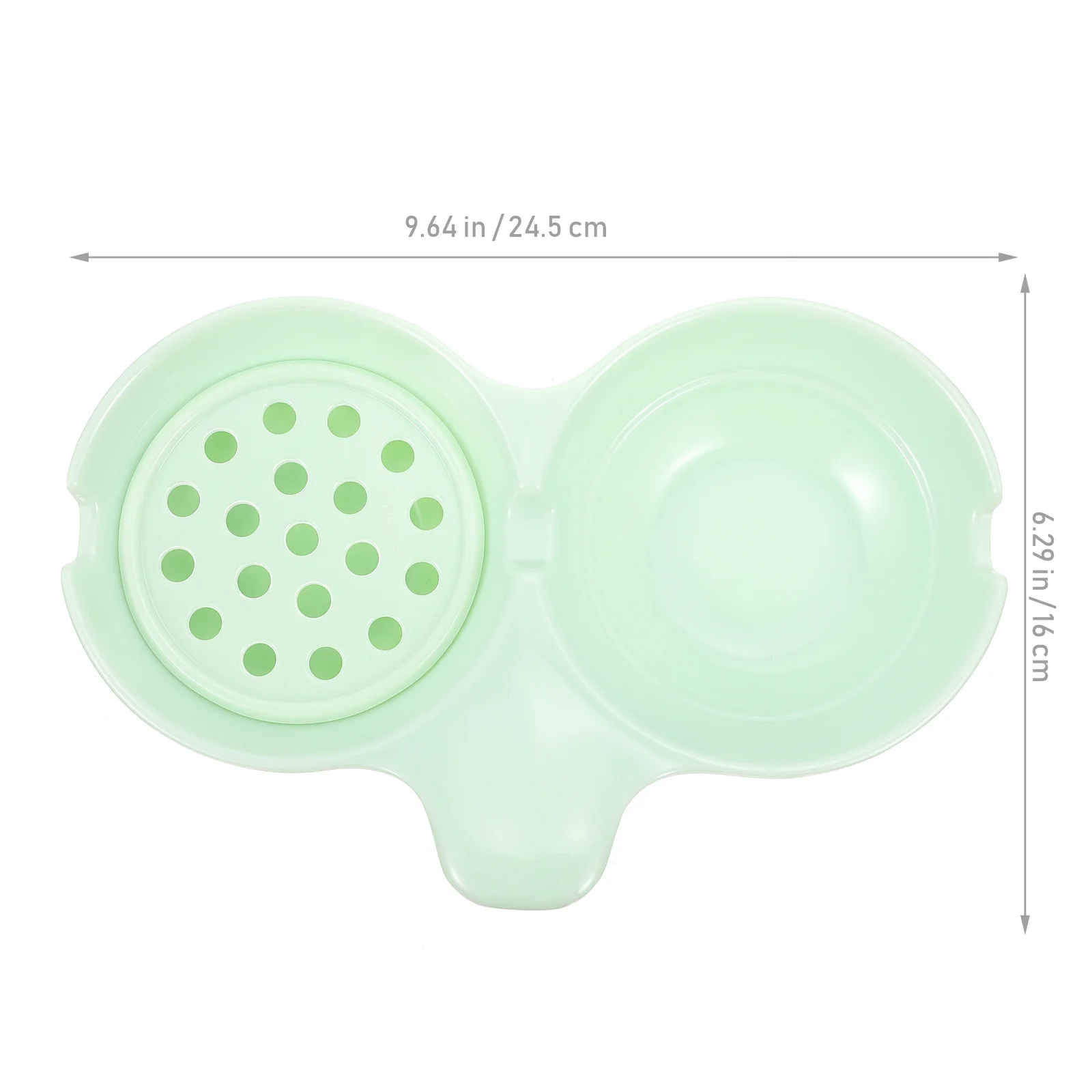 

1pc Dry Dipping Dish Plates Compartment Sauce Plate For Hot Pot Seasoning Appetizer Plates Home Saucers