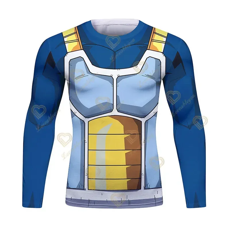 Rash Guard Dragon Ball Z T-shirt Men Boxing Jerseys Rashguard T Shirts Running Sports Compression Shirts Fitness Tops