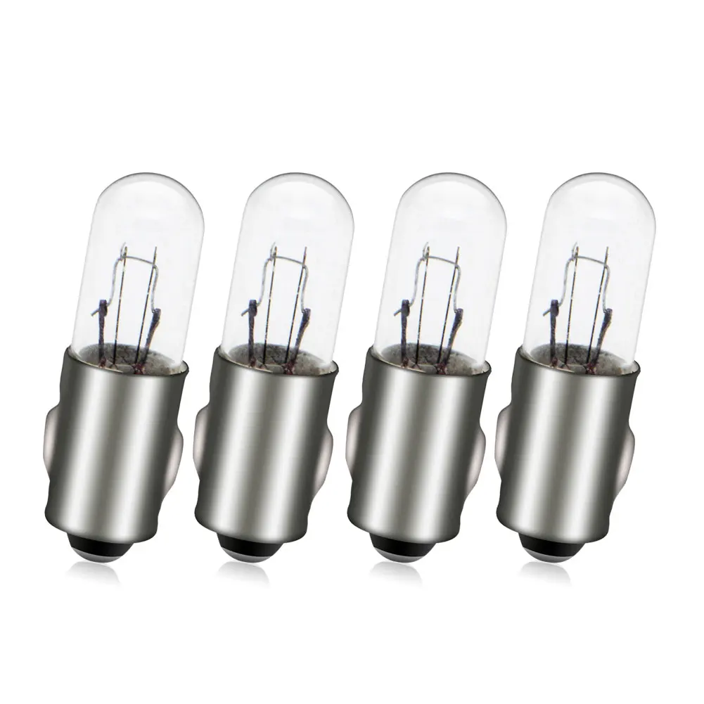 4x Halogen Indicator Lamp Bulb 6V 12V 24V 36V 2W Warm White BA7S 22*7mm Automotive Instrument Tools Lighting Warm White Nonpolar