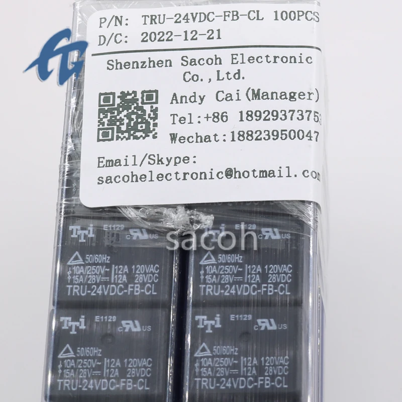 SACOH مكونات إلكترونية 100% منتج جديد أصلي متوفر في المخزون TRU-24VDC-FB-CL 10 قطعة