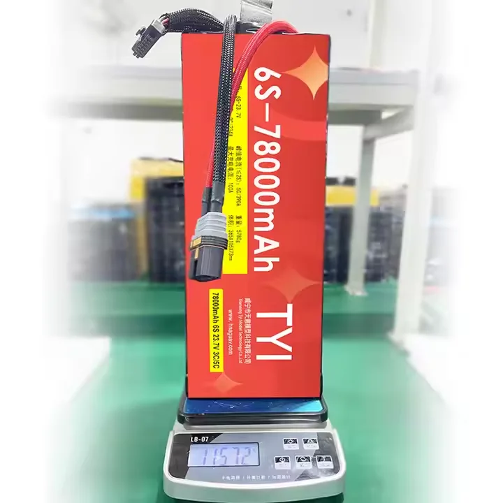 แบตเตอรี่โดรน TYI 78000mAh ความจุสูง ชนิดโซลิดสเตท 23.7V 7.4V 55.3V 71.1V9 4.8V มีสินค้าพร้อมส่ง