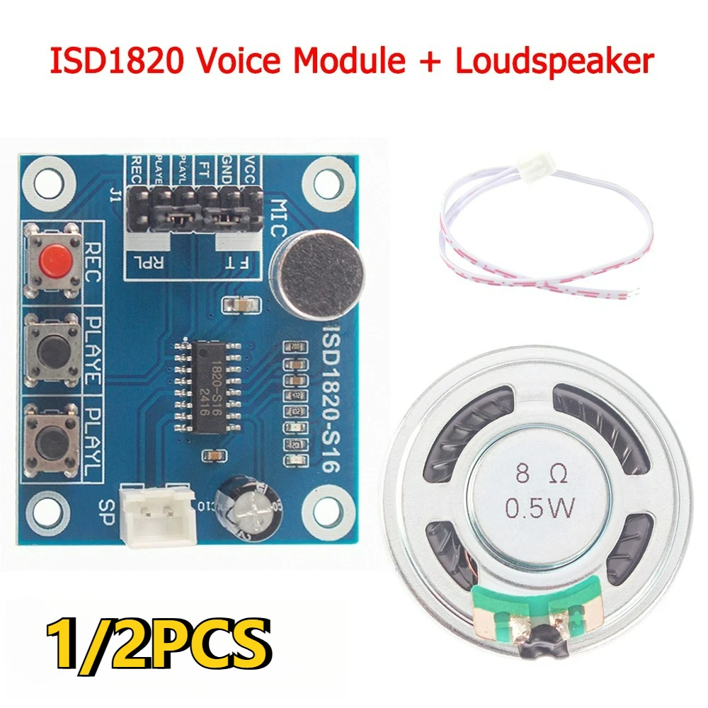 1/2PCS ISD1820 Voic…
