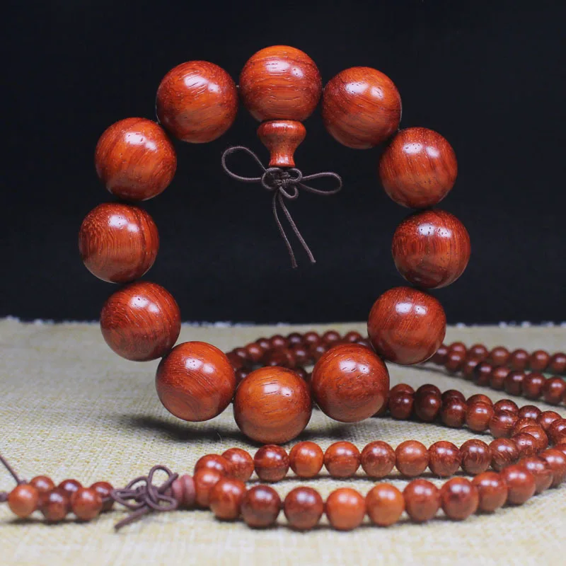 

Buddhist Prayer Beads Wholesale Zambian Small Leaf Red Sandalwood Blood Sandalwood Comparable to Indian Small Leaf Red Sandalwoo