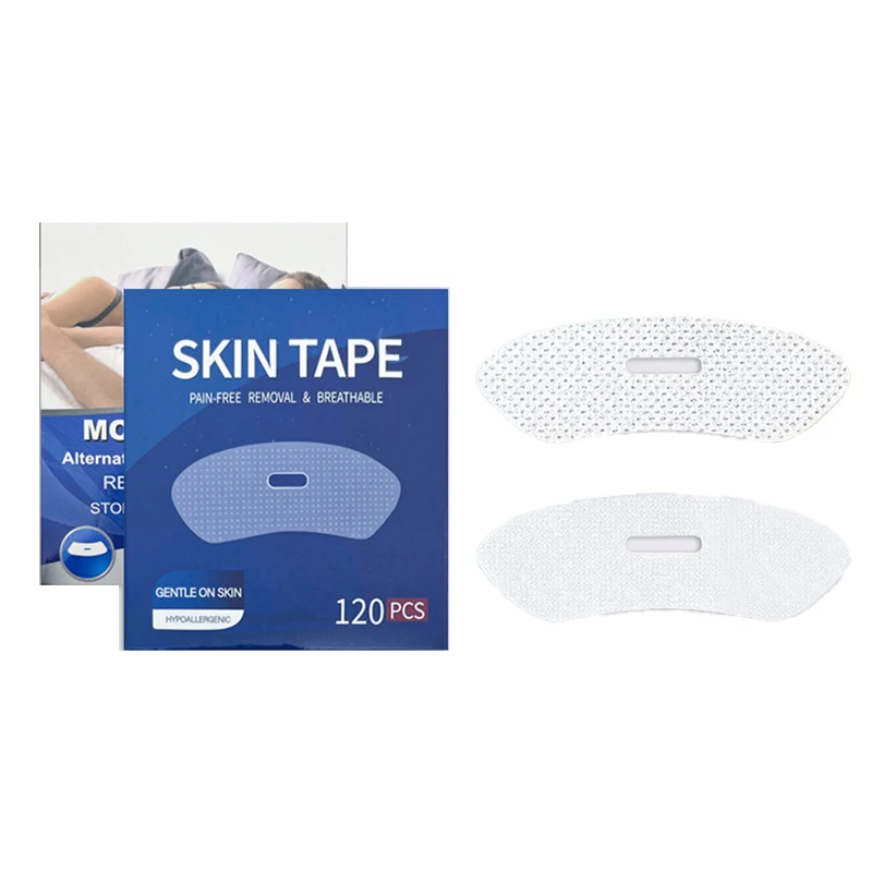 

120pcs Gentle Adhesive Tapes Anti-Snoring Mouth Breathing Correction Patch
