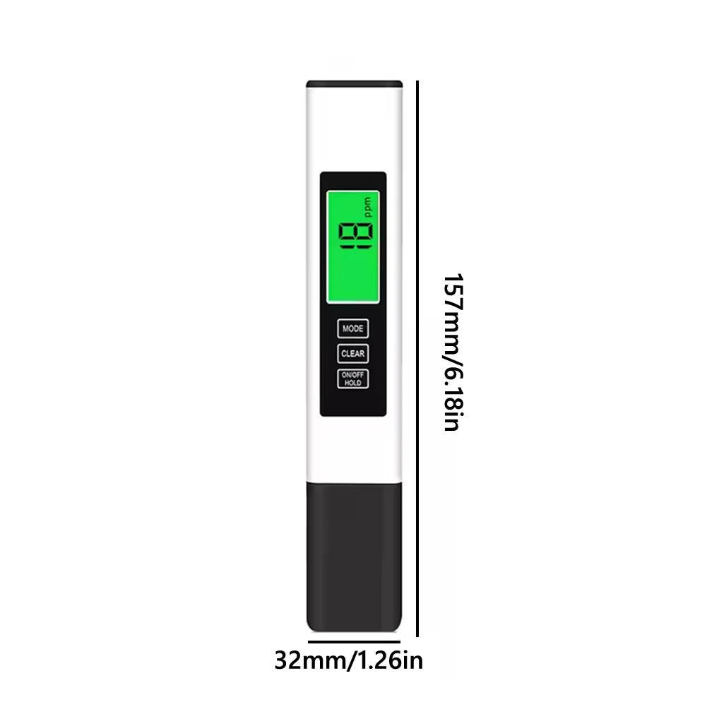 เครื่องวัดค่า TDS PH ดิจิตอล 4 in 1 สำหรับทดสอบน้ำ ความแม่นยำสูง 0.01ph ช่วงการวัด 0-9990ppm พร้อมวัดอุณหภูมิ TEMP และ PPM