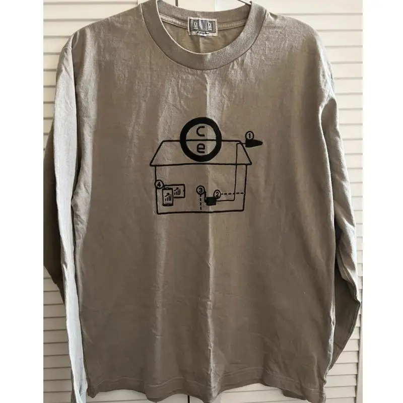 

Harajuku Street CAVEMPT толстовки высокого качества с вышивкой, топы с круглым вырезом и длинными рукавами, хлопковая повседневная уличная одежда для мужчин и женщин