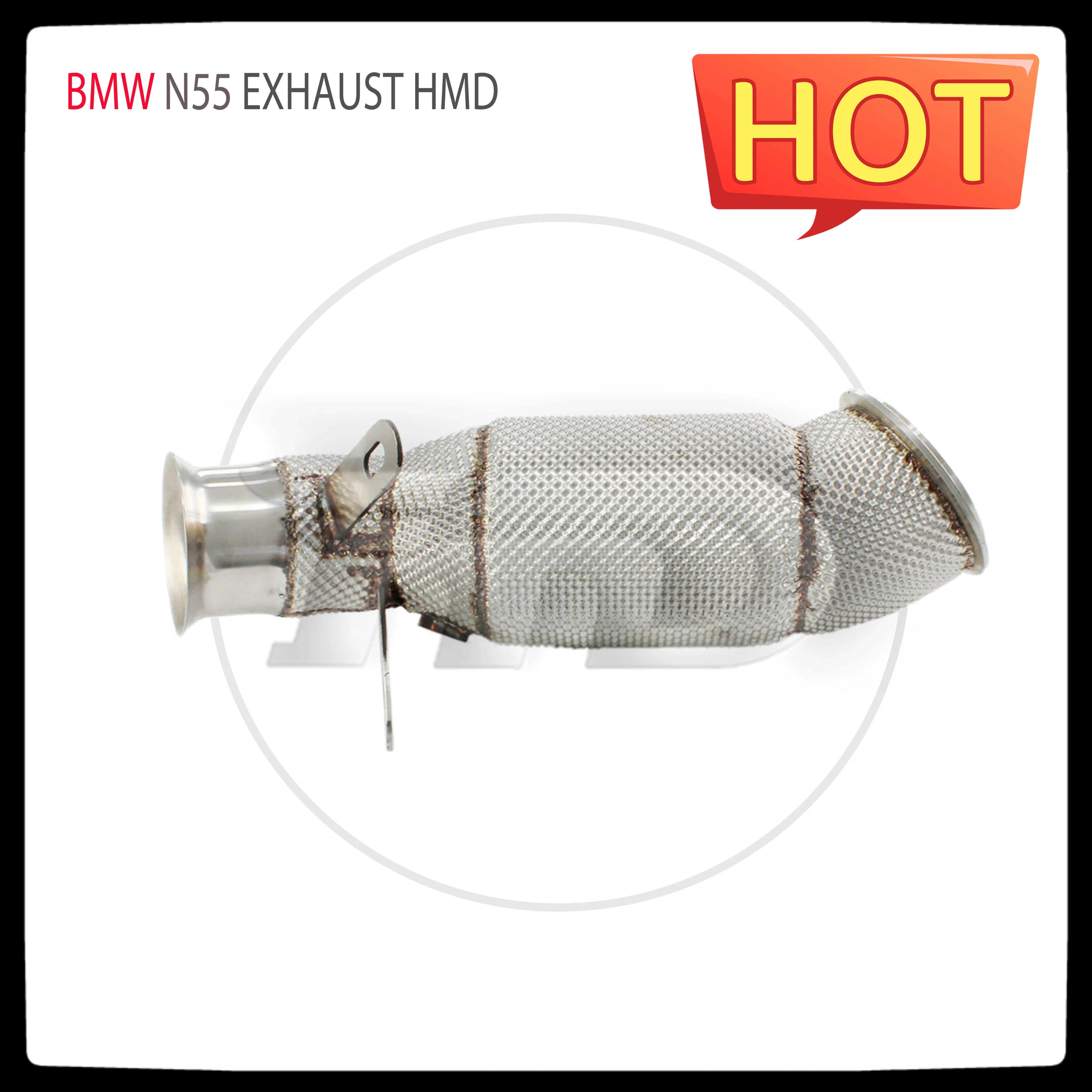 

HMD Exhaust System High Flow Performance Downpipe for BMW 740Li N55 Engine 3.0T Car Accessories With Catalytic Converter Header