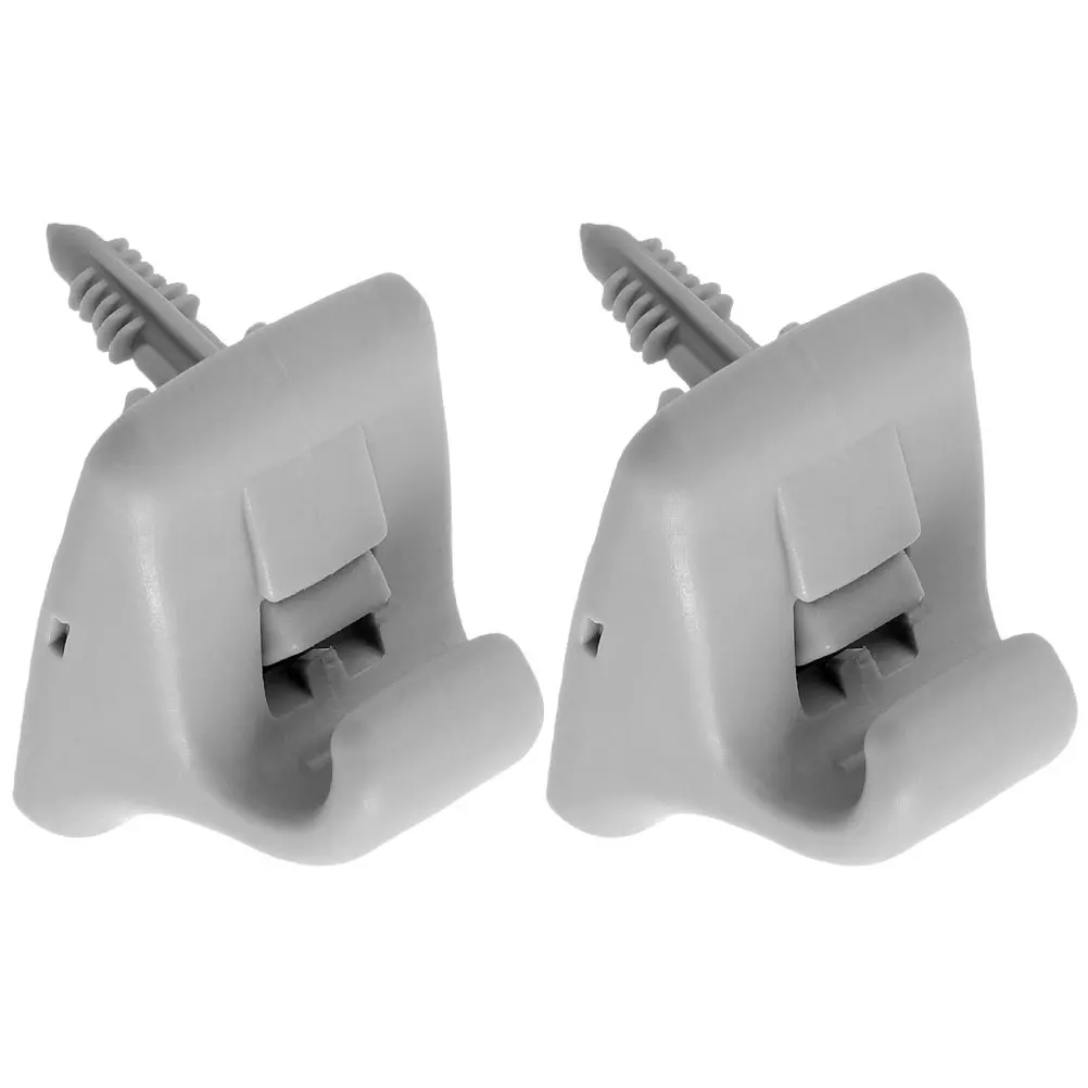 2Pcs Sun Visor Clip Repair Reliable Car Visor Sunshade Holder Mounting Clip Replacement Accessory Car Sunshade Accessories