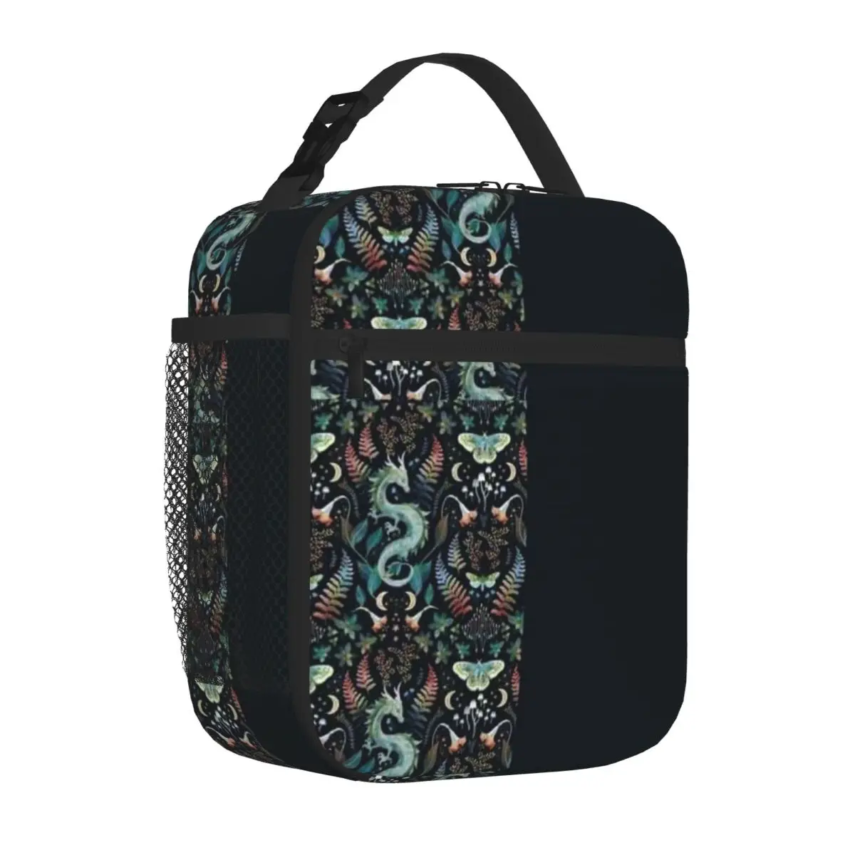 Bestselling Mystic Woodland Dragon Autumn Sporty Meal Bag Beach Outing Food Cooler Bag