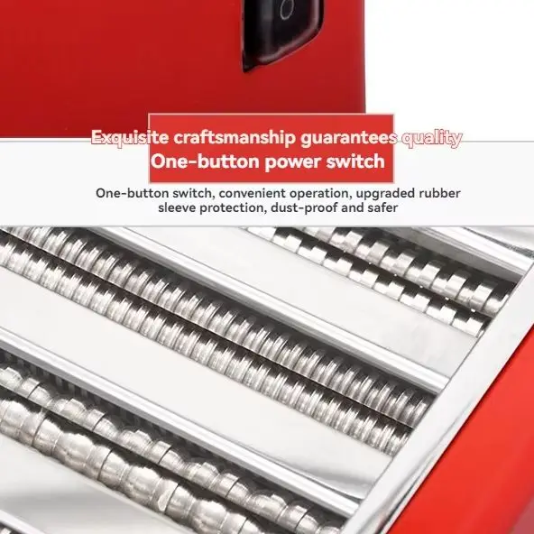 Fully Automatic Stainless Steel Pasta Spaghetti Maker Dual-Blade Manual Noodle Maker
