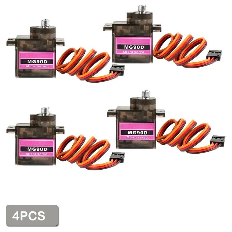 9g MG90D Micro Digital Mini Servo 180/270/360 Grad Power Funktionen Metall Getriebe Pinsel Motor Für RC flugzeug Hubschrauber Drone Teile
