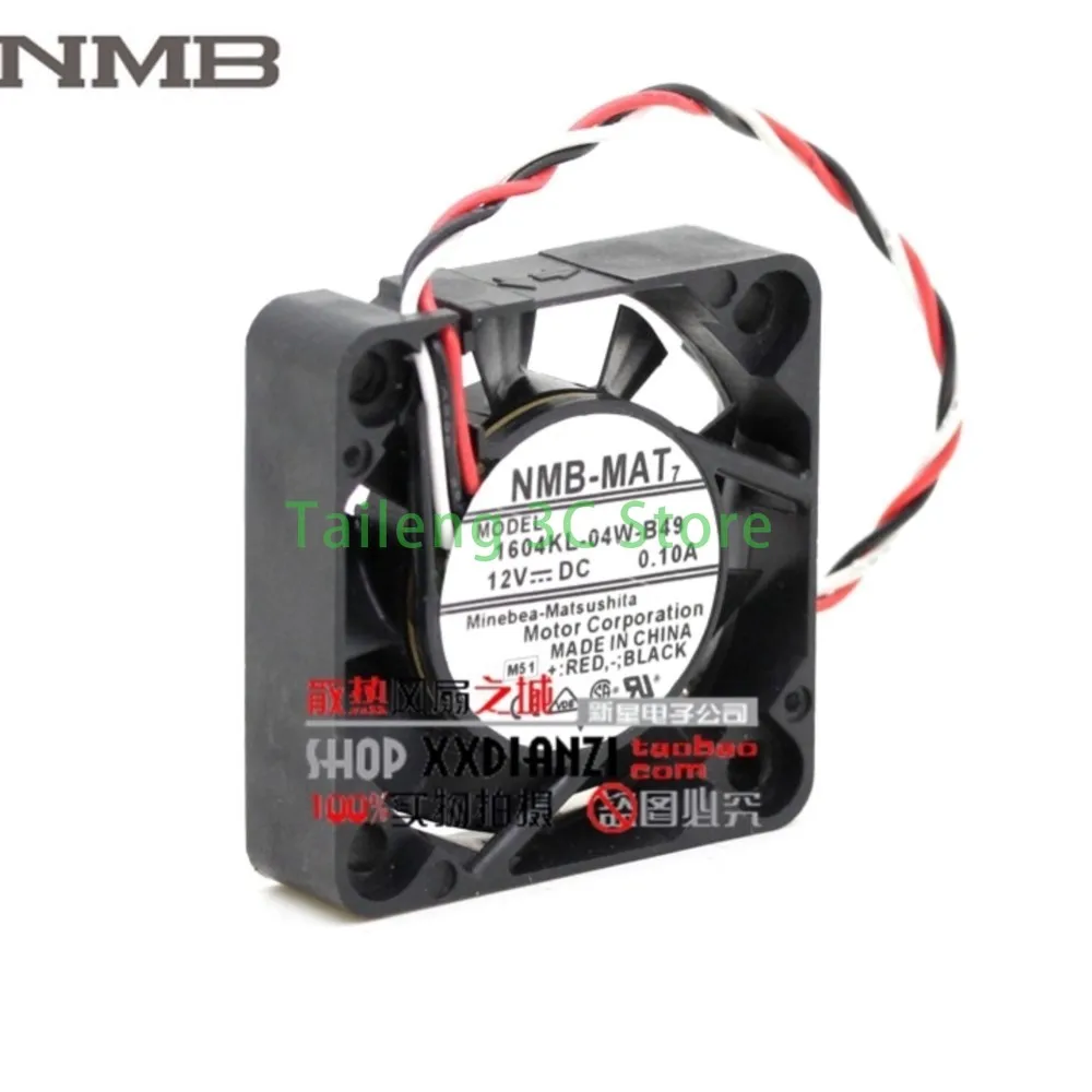 

For NMB 1604KL-04W-B49 4010 40mm 40*40*10MM DC 12V 0.1A dual ball bearing axial cooling fan