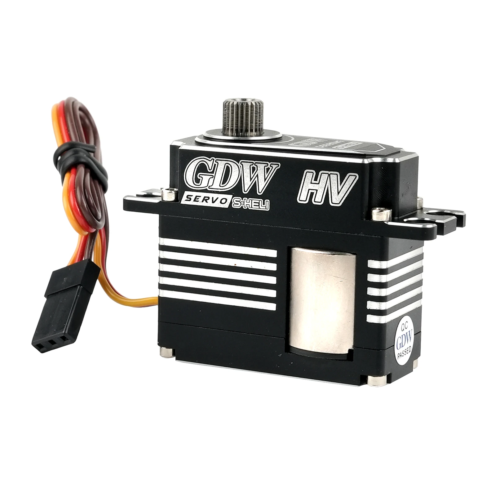 GDW DS590MG 12 كجم أجهزة رقمية بدون قلب 0.07s 4.8-8.4V HV ترس فولاذي لطائرة هليكوبتر 450-500 روبوت ثابت الجناح