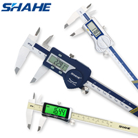 SHAHE Digital Caliper, 6 Inch/150mm Caliper Measuring Tool with Stainless Steel,Electronic Micrometer Caliper with Large LCD
