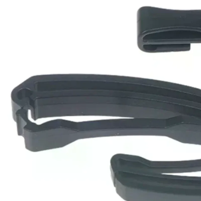 10 قطعة/الحزمة 20-50 مللي متر سريعة زلة حارس مشبك نهاية كليب المنزلق الأسود ل مولي التكتيكية على ظهره ضبط حزام حزام