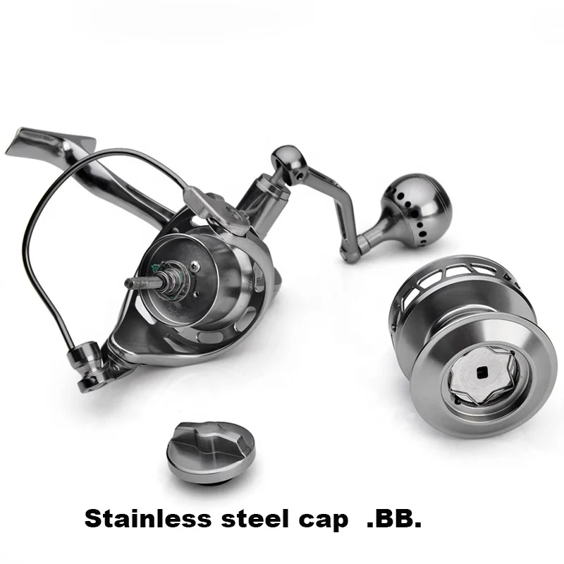 Full Metal CNC Saltwater Large Fishing Spinning Reel 30kg Drag