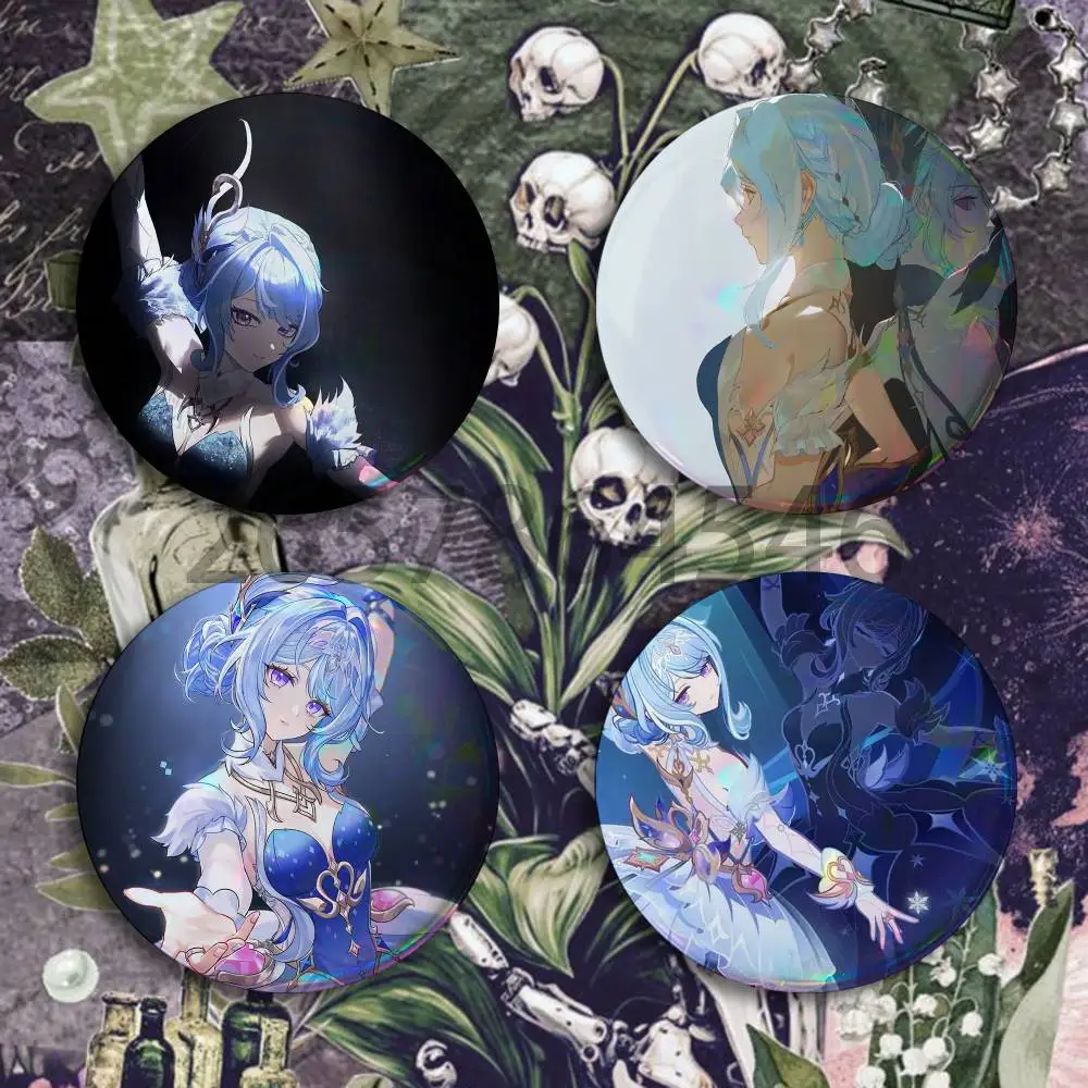 Genshin Impact 7.0 O-Odette Badges Set  25 32 44 58 75 mm Round Customizable Wholesale Fan goods Self-made fan freebies