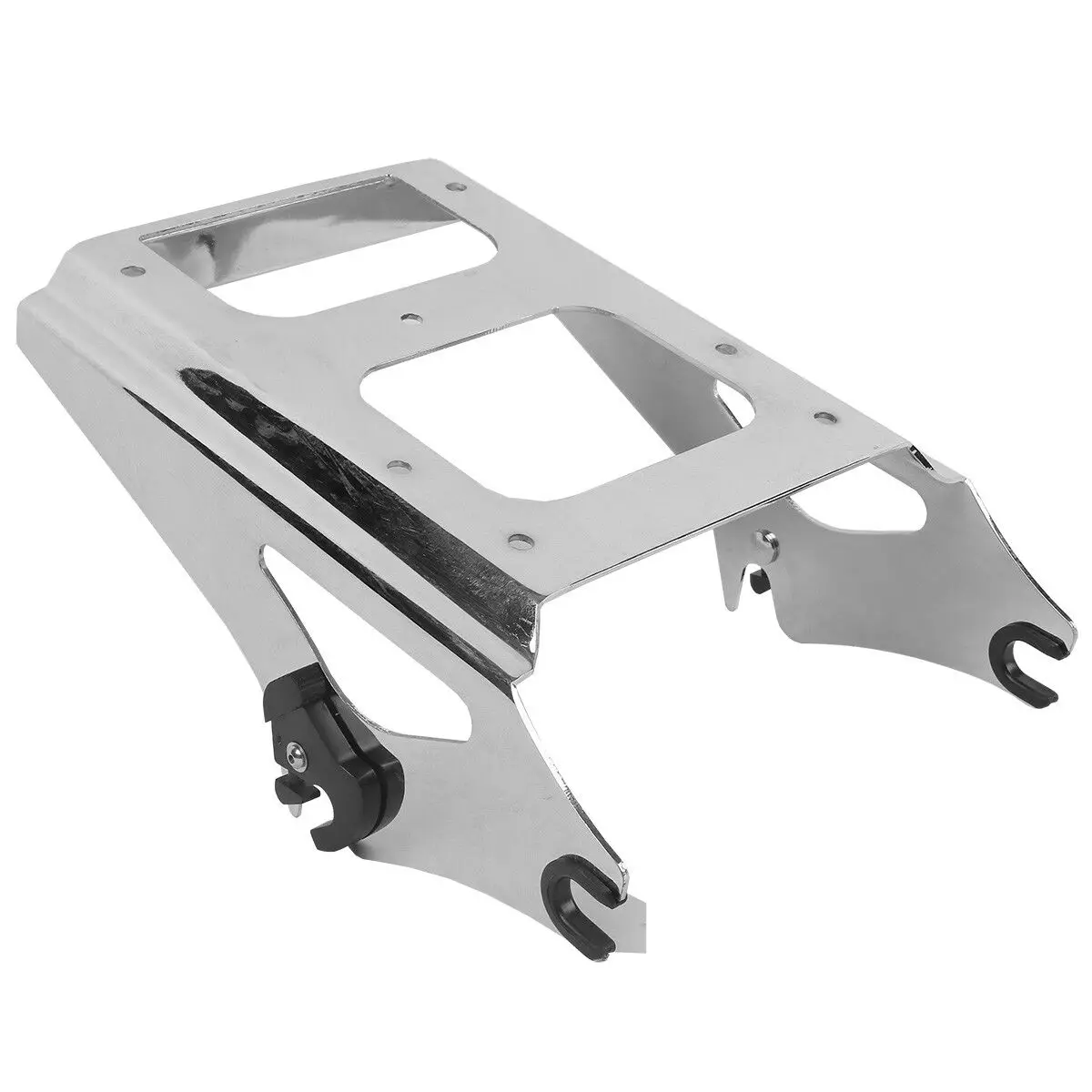 black-chrome-detachable-two-up-mounting-luggage-rack-for-harley-touring-tour-pak-road-king-electra-street-glide-2009-2013-12-11