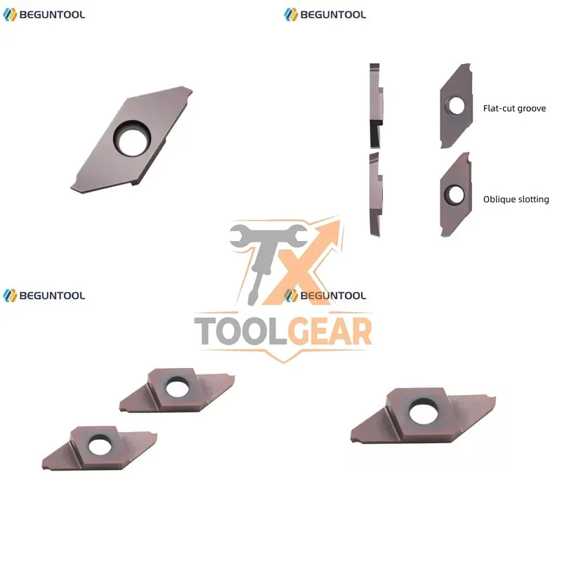 2026China*Factory* Grooving Insert TKF Chipbreaker Insert TKF12R100 TKF12R200 TKF12R150-S16DR Small Parts Grooving Processing