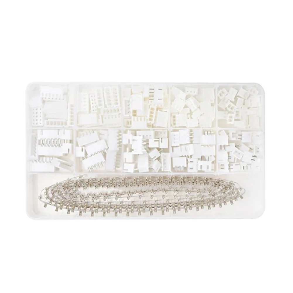460PCS XH2.54mm Connector Kit 2-6 Pin Header Housing Terminal Block For JST-XH Series DIY Electronics Projects