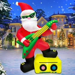 Hot Inflatable Snowman Santa Claus Merry Christmas Tree Arch Home Outdoor Decoration LED Light New Year Party Decor Gifts