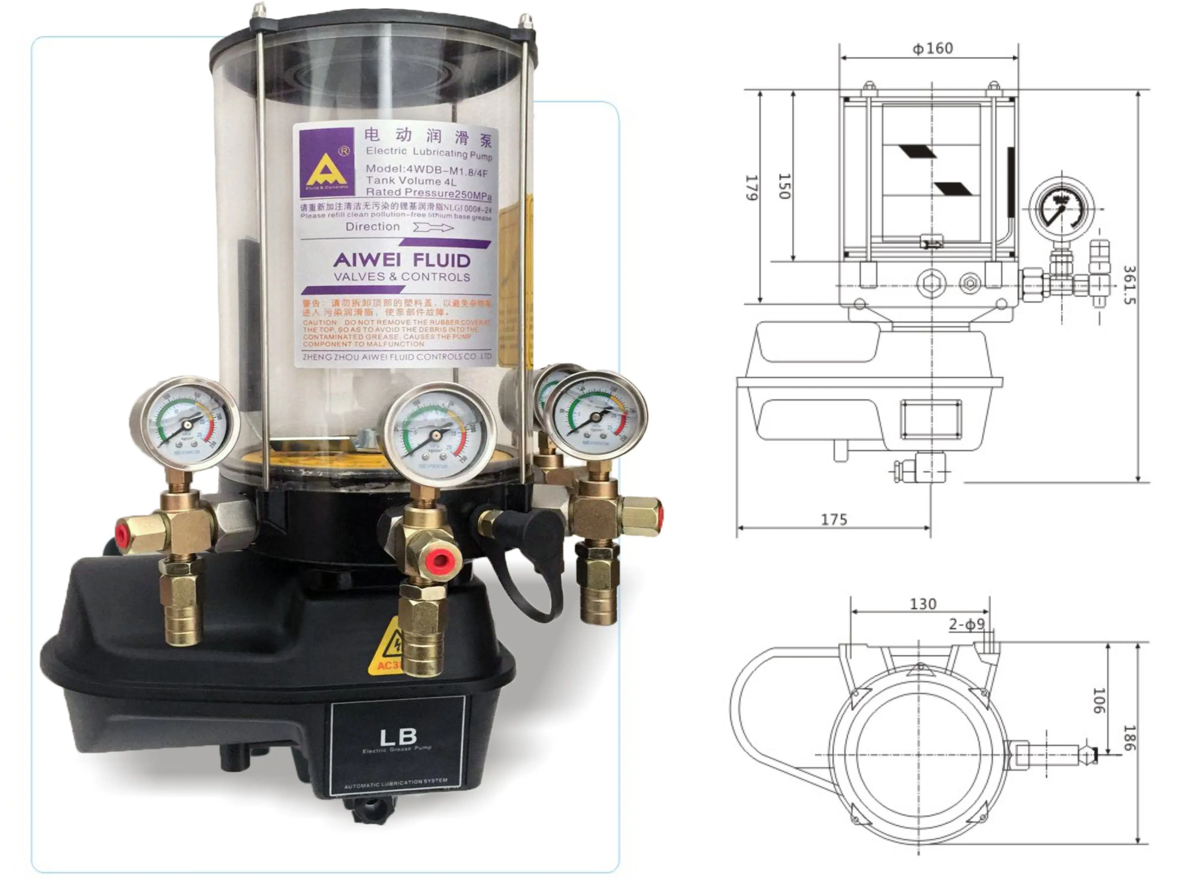 2026 electric grease  butter mixing station lubrication pump construction machinery automatic lubrication pump 24V380V