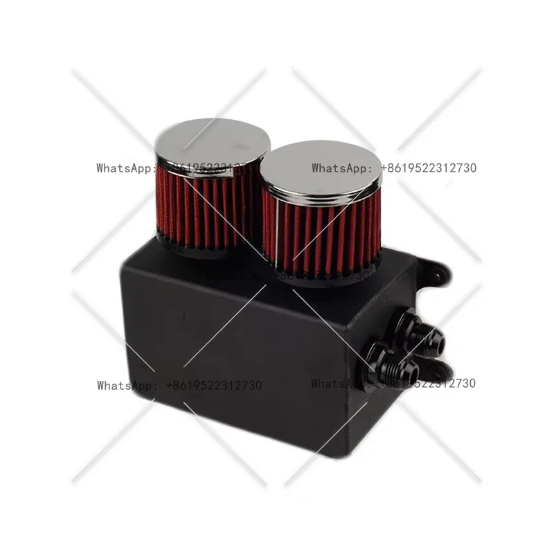 Aluminum Universal Racing AN10 Oil Catch Can Turbo Reservoir Oil Catch Can Vent Slot OCT1120