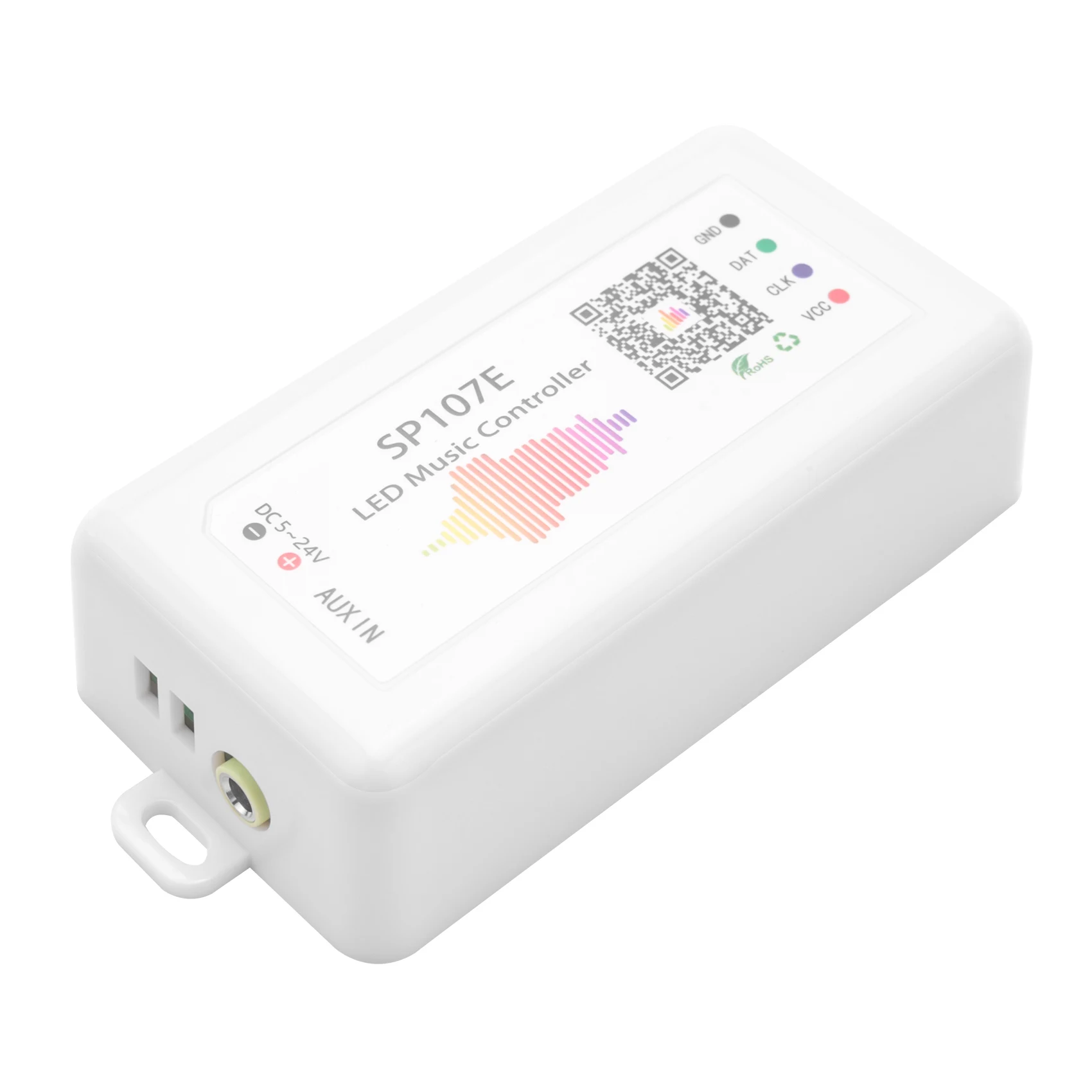 Controlador de música WIFI RGB SP107E Pixel IC SPI, Bluetooth para WS2812 SK6812 SK9822 RGBW APA102 LPD8806, tira de DC5-24V