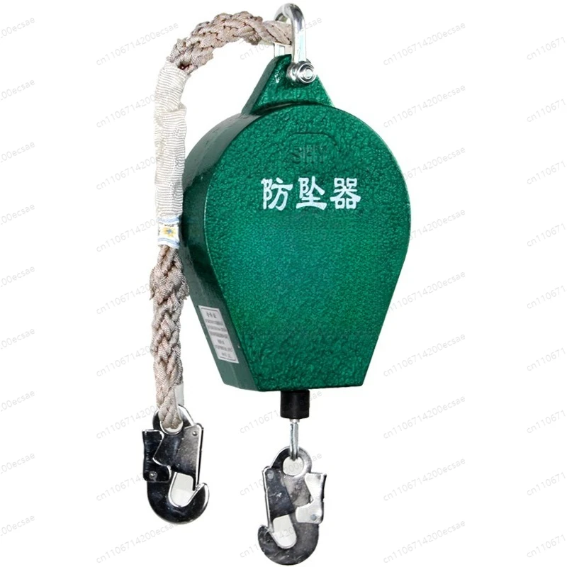 

Устройство для спуска с высоты с разной скоростью спуска, самоблокирующееся, для башенных кранов