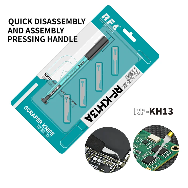 RF4 RF-KH13/RF-KH13A Schnellspanner-Pressgriff Verschiedene Spannmechanismen ermöglichen sich für die Verwendung verschiedener Klingen-Reparaturwerkzeuge