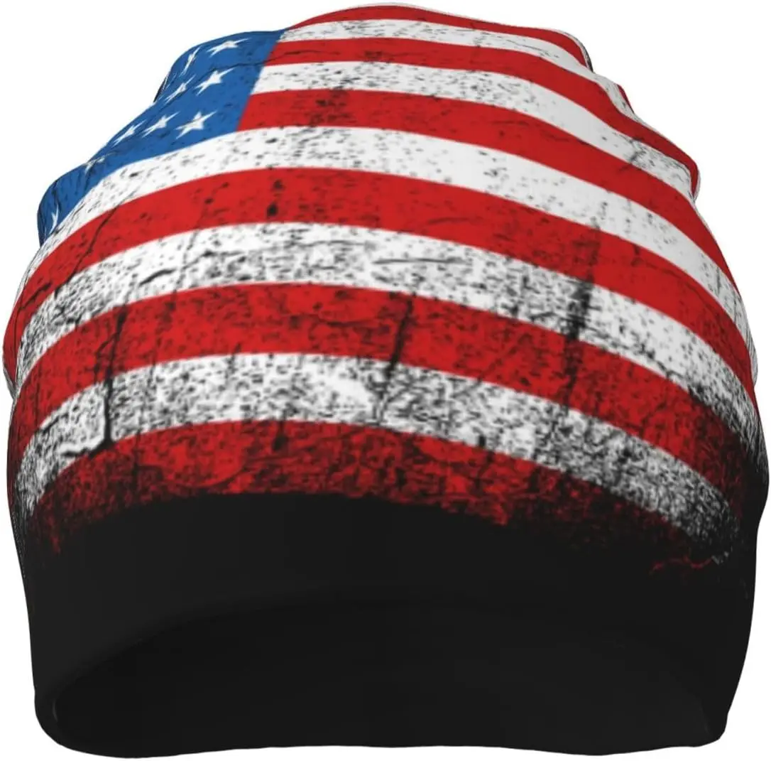 Cappello a cuffia multifunzione con bandiera carina per uomo Donna Sciarpa alla moda Berretto con teschio morbido elasticizzato Cappello invernale morbido e caldo Berretti in maglia elasticizzata