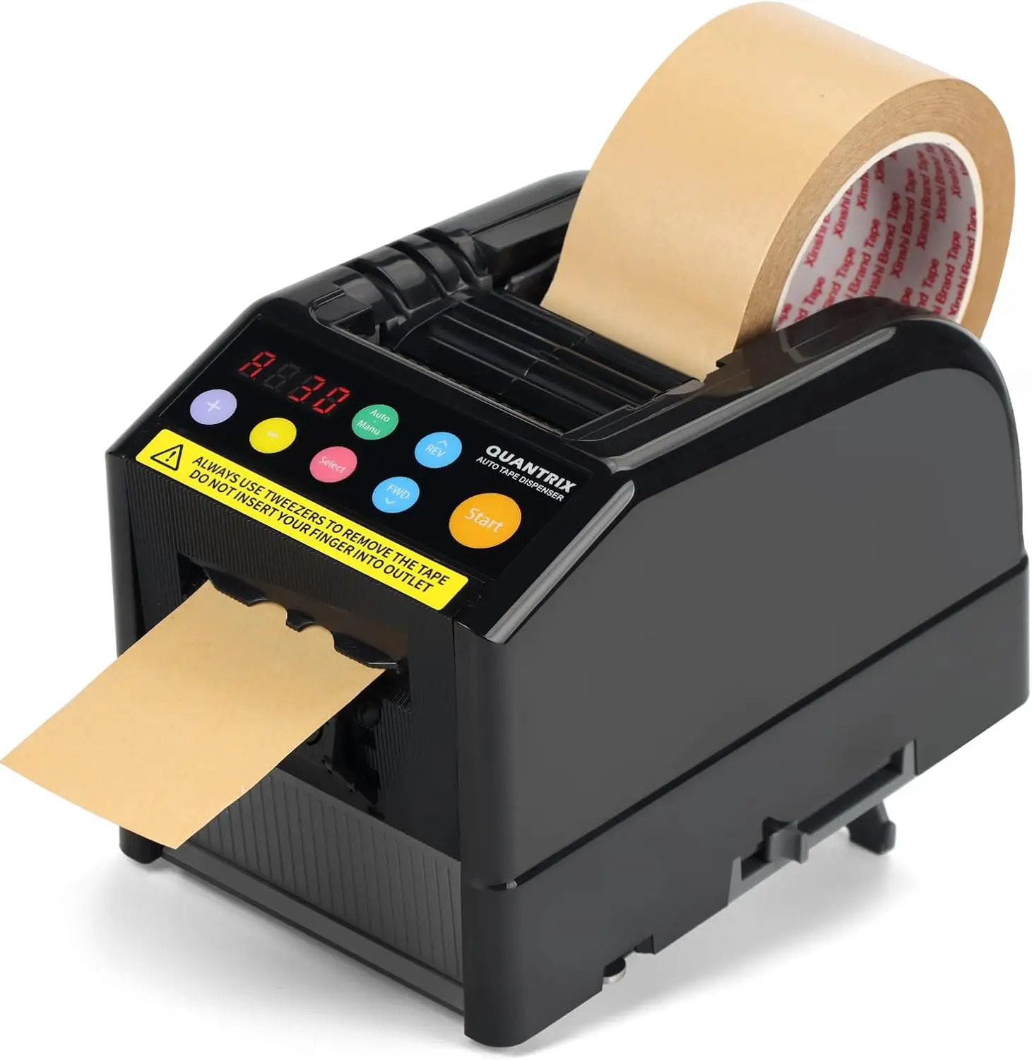 

Automatic Tape Dispenser, 999mm Max Cut Length, Ribbon Cutting Machine for Packaging, Gift Wrapping, Shipping, Office, Home Use