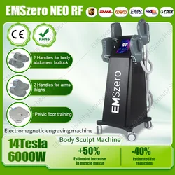 Máquina eléctrica para perder peso, electroestimulación muscular, moldeador de cuerpo y cadera, Salón EMSZERO disponible, DLS 15Tesla, Nova EMS