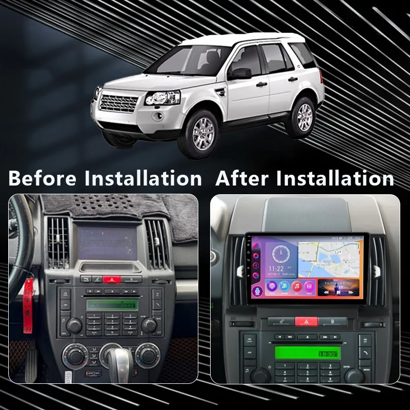 Radio samochodowe MAMSM Android 12 dla Land Rover Freelander 2 2006-2012 wideo multimedialne odtwarzacz Bluetooth nawigacja GPS Carplay stereo