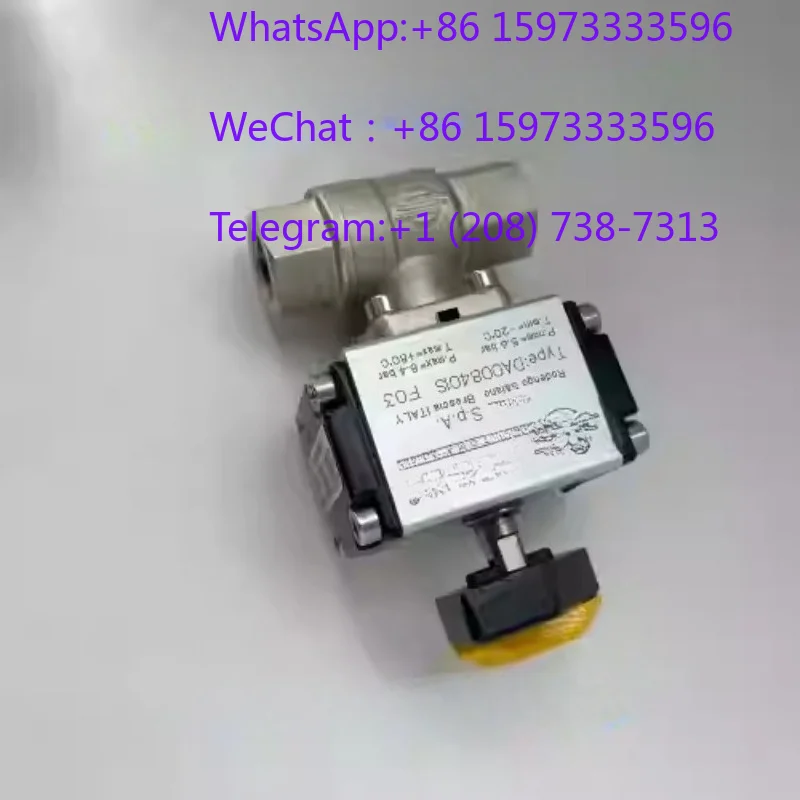 Double Acting Pneumatic Actuator Ball Valve Assembly DA008401S F03 Mounting Flange Complete Valve Unit D101H003 90 Degree